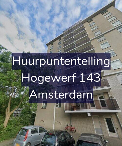 Foto gevel Huurpuntentelling voor Hogewerf 143, Amsterdam