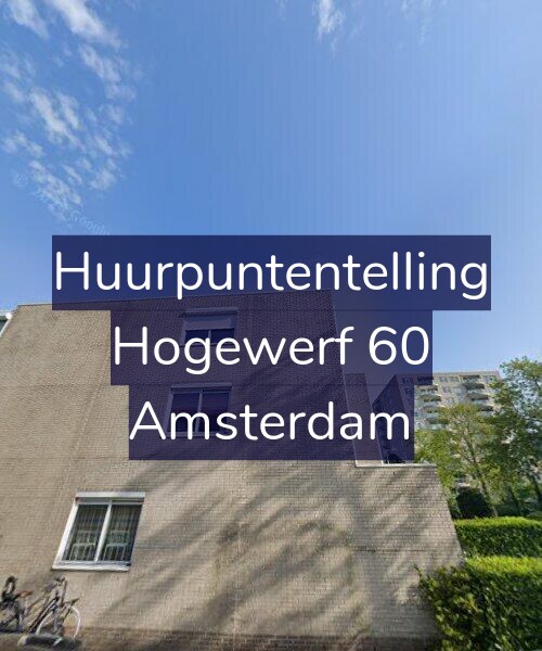 Foto gevel Huurpuntentelling voor Hogewerf 60, Amsterdam
