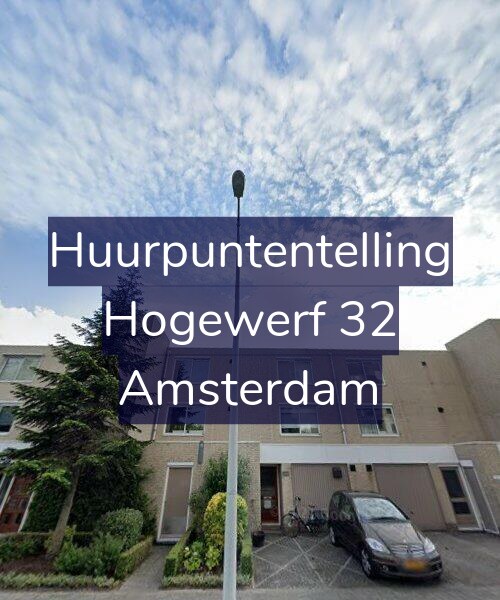 Foto gevel Huurpuntentelling voor Hogewerf 32, Amsterdam