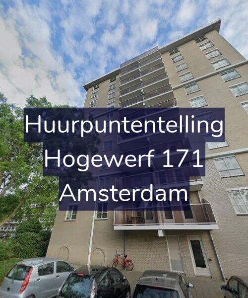Foto gevel Huurpuntentelling voor Hogewerf 171, Amsterdam