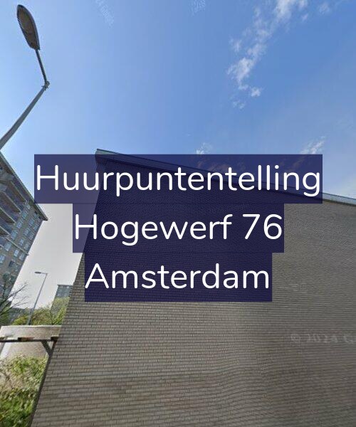 Foto gevel Huurpuntentelling voor Hogewerf 76, Amsterdam