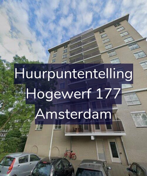 Foto gevel Huurpuntentelling voor Hogewerf 177, Amsterdam