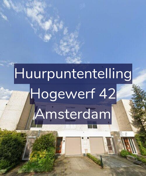 Foto gevel Huurpuntentelling voor Hogewerf 42, Amsterdam