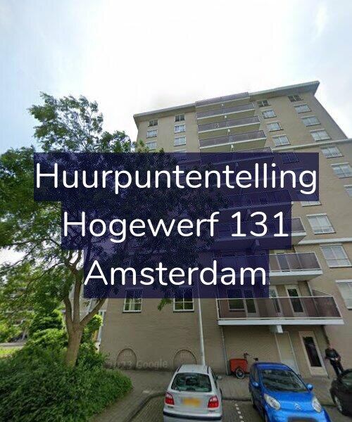 Foto gevel Huurpuntentelling voor Hogewerf 131, Amsterdam