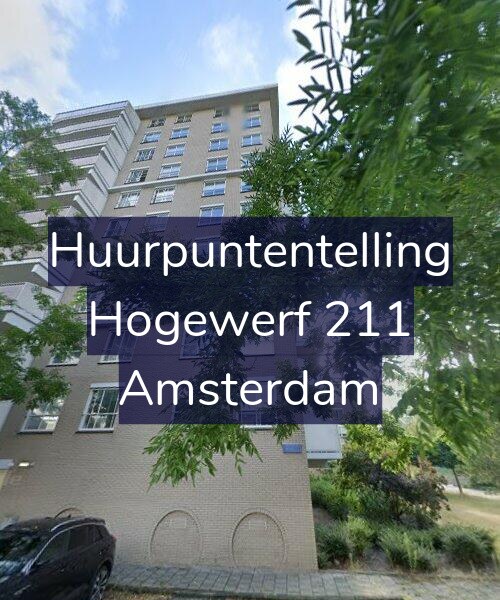 Foto gevel Huurpuntentelling voor Hogewerf 211, Amsterdam