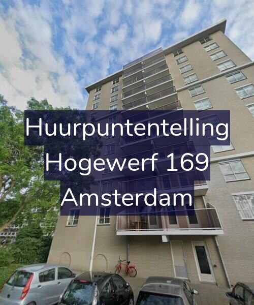 Foto gevel Huurpuntentelling voor Hogewerf 169, Amsterdam