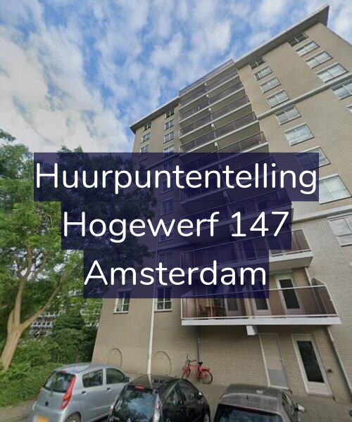 Foto gevel Huurpuntentelling voor Hogewerf 147, Amsterdam