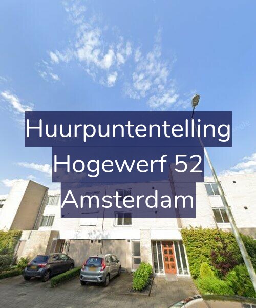 Foto gevel Huurpuntentelling voor Hogewerf 52, Amsterdam