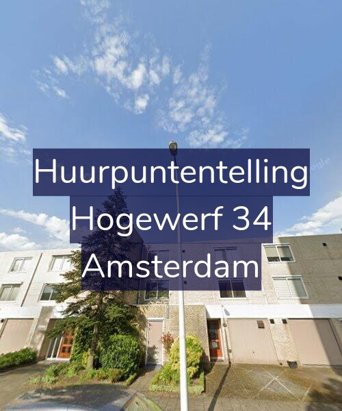 Foto gevel Huurpuntentelling voor Hogewerf 34, Amsterdam