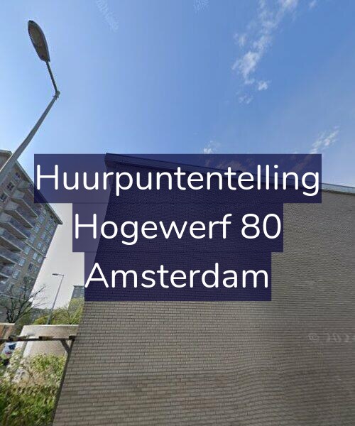 Foto gevel Huurpuntentelling voor Hogewerf 80, Amsterdam