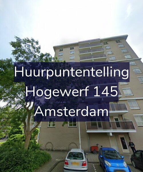 Foto gevel Huurpuntentelling voor Hogewerf 145, Amsterdam