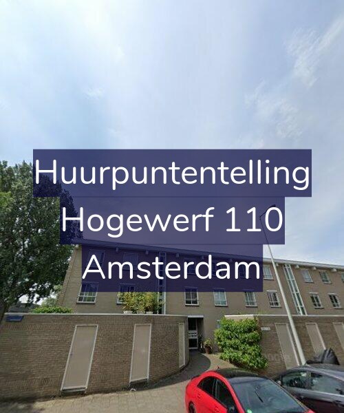 Foto gevel Huurpuntentelling voor Hogewerf 110, Amsterdam