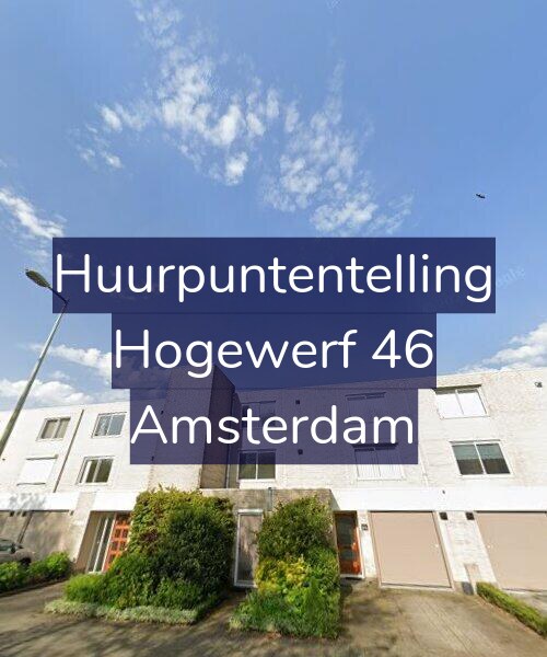 Foto gevel Huurpuntentelling voor Hogewerf 46, Amsterdam