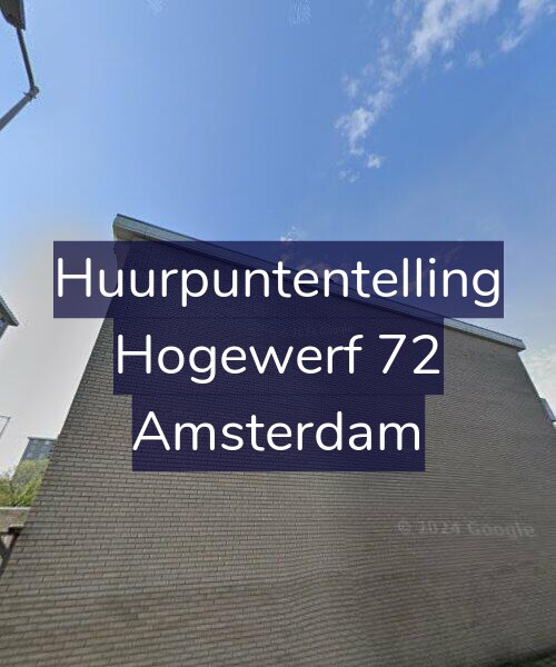 Foto gevel Huurpuntentelling voor Hogewerf 72, Amsterdam