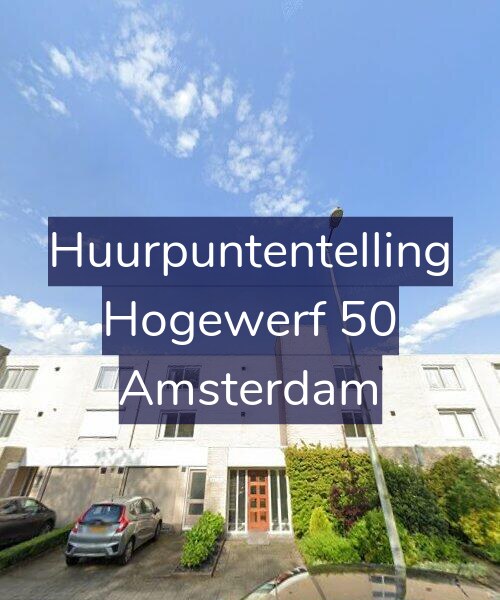 Foto gevel Huurpuntentelling voor Hogewerf 50, Amsterdam