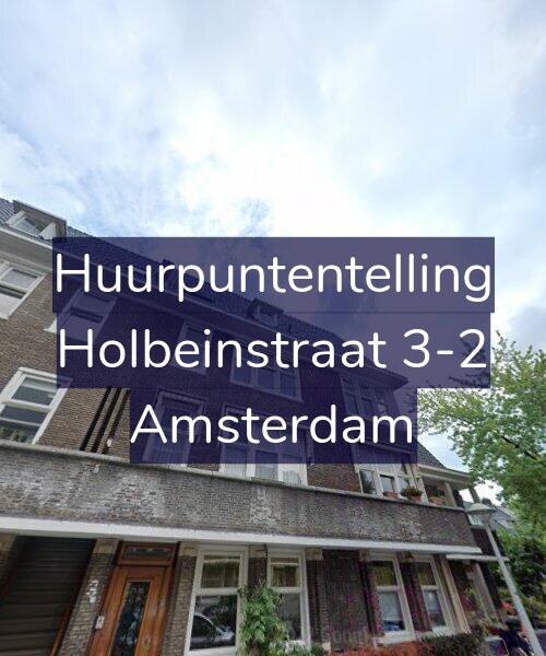 Foto gevel Huurpuntentelling voor Holbeinstraat 3-2, Amsterdam