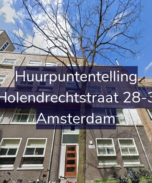 Foto gevel Huurpuntentelling voor Holendrechtstraat 28-3, Amsterdam