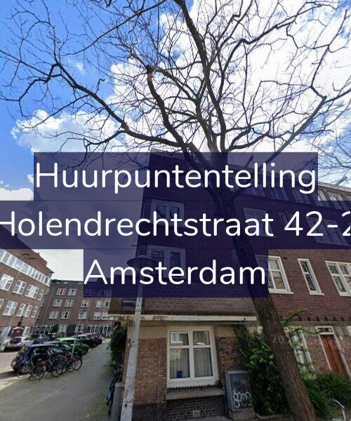 Foto gevel Huurpuntentelling voor Holendrechtstraat 42-2, Amsterdam