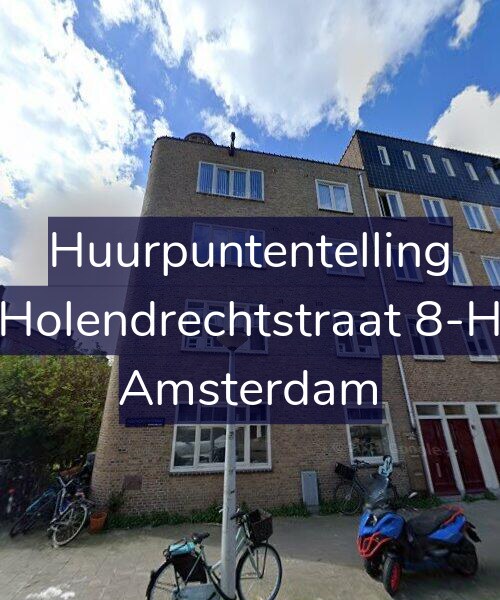 Foto gevel Huurpuntentelling voor Holendrechtstraat 8-H, Amsterdam