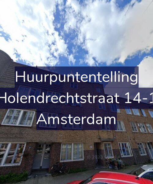 Foto gevel Huurpuntentelling voor Holendrechtstraat 14-1, Amsterdam