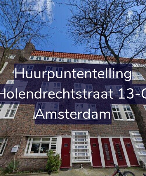 Foto gevel Huurpuntentelling voor Holendrechtstraat 13-C, Amsterdam
