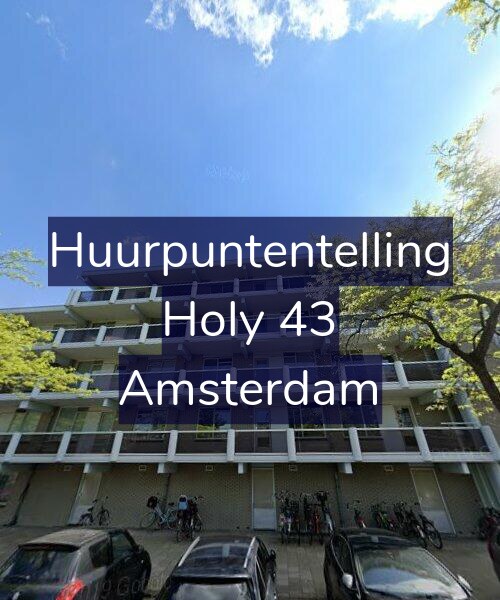 Foto gevel Huurpuntentelling voor Holy 43, Amsterdam