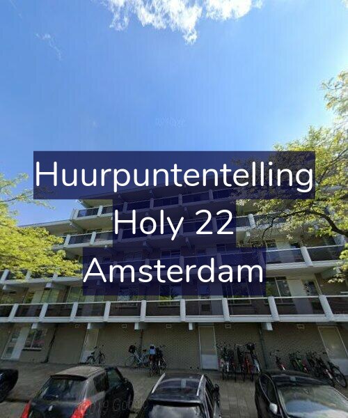 Foto gevel Huurpuntentelling voor Holy 22, Amsterdam