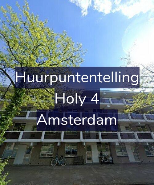 Foto gevel Huurpuntentelling voor Holy 4, Amsterdam