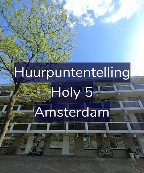 Foto gevel Huurpuntentelling voor Holy 5, Amsterdam