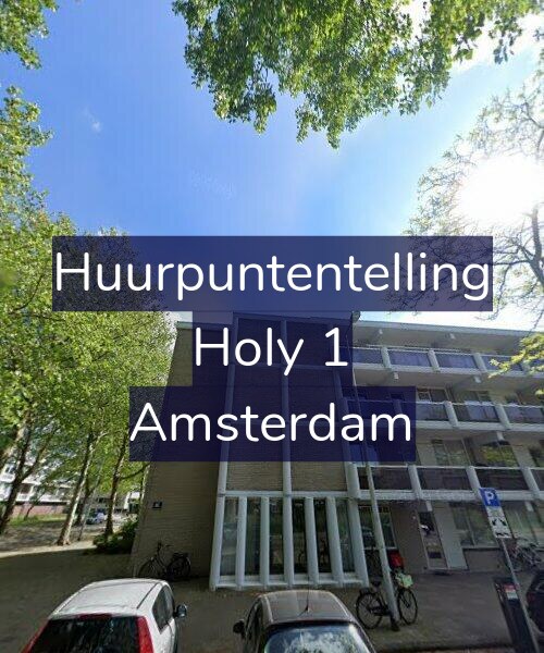 Foto gevel Huurpuntentelling voor Holy 1, Amsterdam