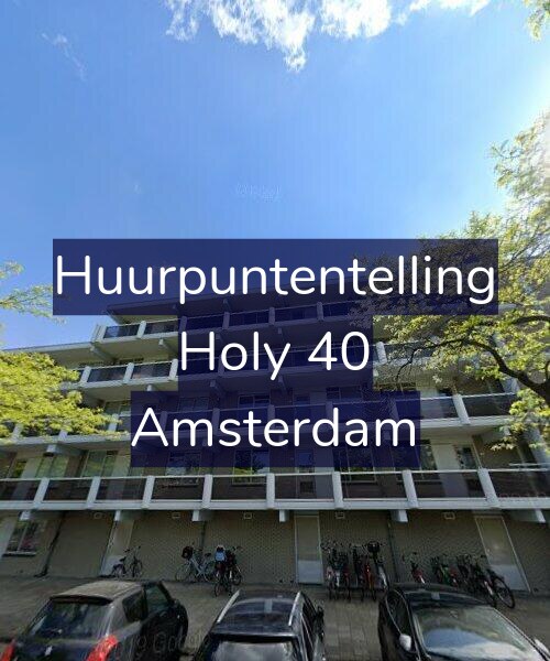 Foto gevel Huurpuntentelling voor Holy 40, Amsterdam