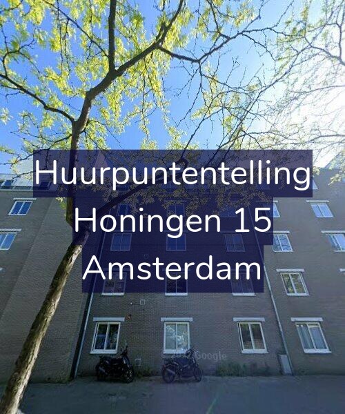 Foto gevel Huurpuntentelling voor Honingen 15, Amsterdam