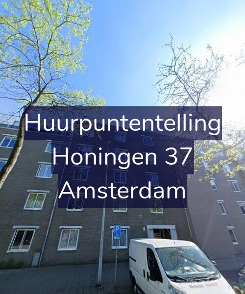 Foto gevel Huurpuntentelling voor Honingen 37, Amsterdam
