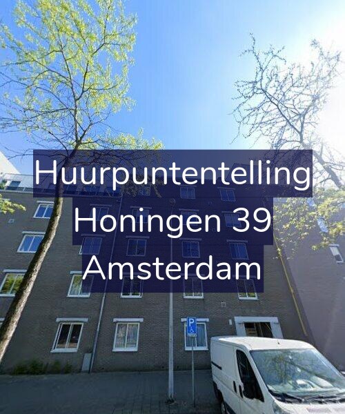 Foto gevel Huurpuntentelling voor Honingen 39, Amsterdam