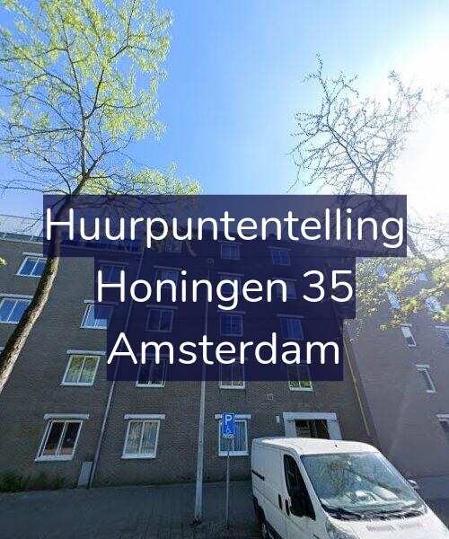 Foto gevel Huurpuntentelling voor Honingen 35, Amsterdam