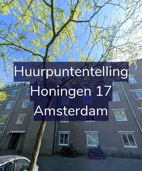 Foto gevel Huurpuntentelling voor Honingen 17, Amsterdam