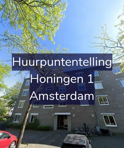 Foto gevel Huurpuntentelling voor Honingen 1, Amsterdam