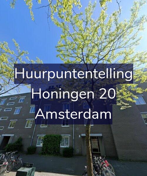 Foto gevel Huurpuntentelling voor Honingen 20, Amsterdam