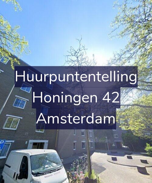 Foto gevel Huurpuntentelling voor Honingen 42, Amsterdam