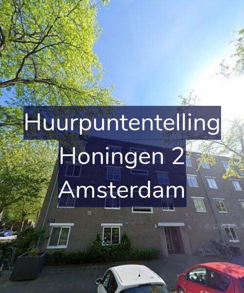 Foto gevel Huurpuntentelling voor Honingen 2, Amsterdam