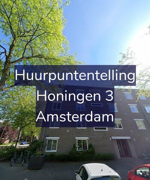 Foto gevel Huurpuntentelling voor Honingen 3, Amsterdam