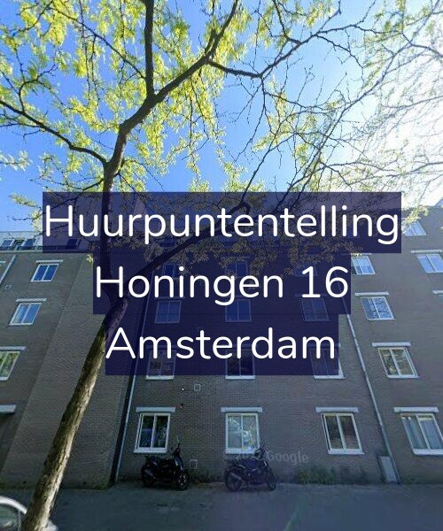 Foto gevel Huurpuntentelling voor Honingen 16, Amsterdam