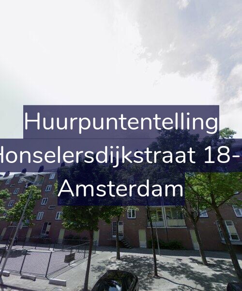 Foto gevel Huurpuntentelling voor Honselersdijkstraat 18-4, Amsterdam