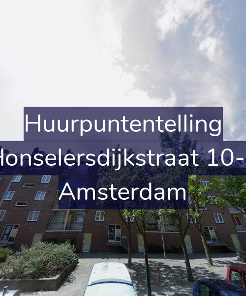 Foto gevel Huurpuntentelling voor Honselersdijkstraat 10-1, Amsterdam