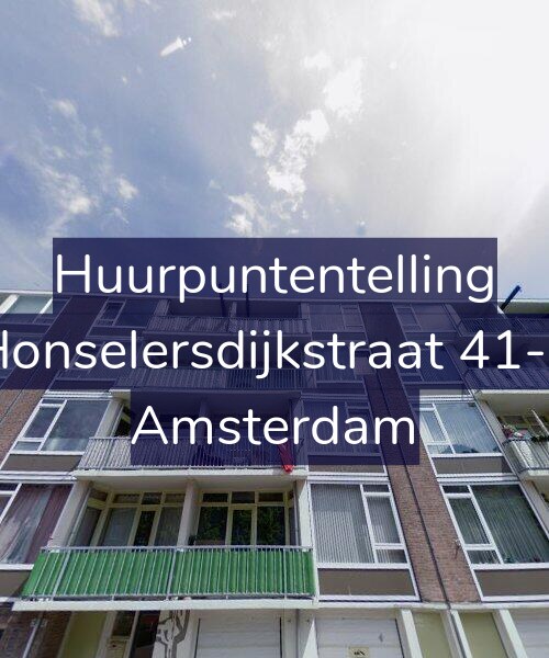 Foto gevel Huurpuntentelling voor Honselersdijkstraat 41-3, Amsterdam
