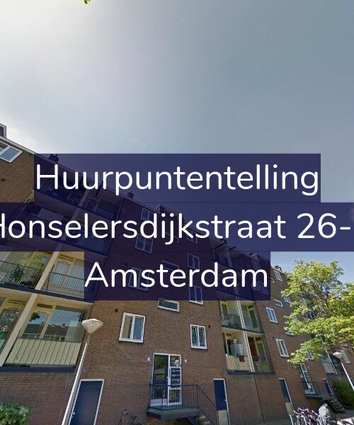 Foto gevel Huurpuntentelling voor Honselersdijkstraat 26-3, Amsterdam
