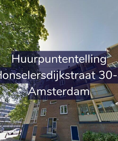 Foto gevel Huurpuntentelling voor Honselersdijkstraat 30-2, Amsterdam