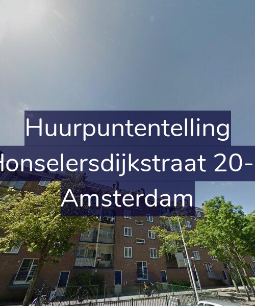 Foto gevel Huurpuntentelling voor Honselersdijkstraat 20-2, Amsterdam