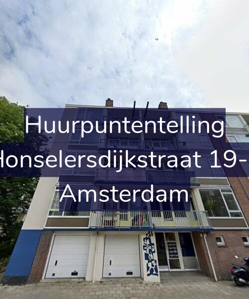 Foto gevel Huurpuntentelling voor Honselersdijkstraat 19-4, Amsterdam
