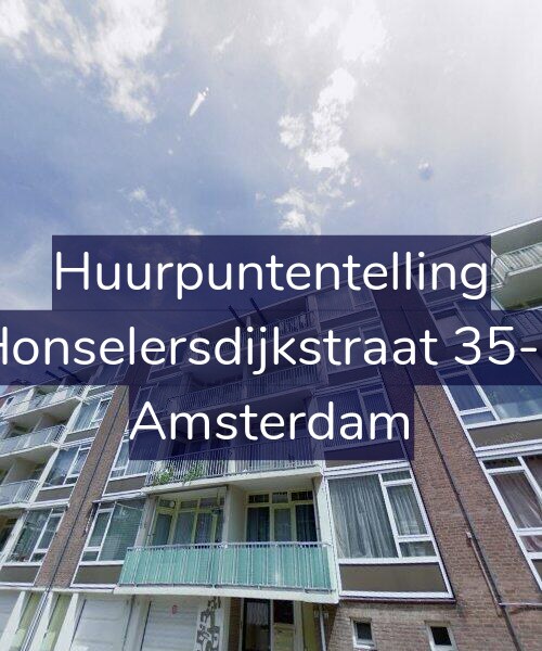 Foto gevel Huurpuntentelling voor Honselersdijkstraat 35-3, Amsterdam
